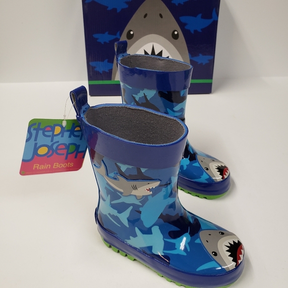shark rain boots for toddlers